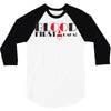 blood first 3/4 Sleeve Shirt