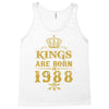 kings are born in 1988 Tank Top