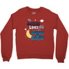 mom moon&amp;back Crewneck Sweatshirt