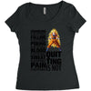 super saiyan quitting is not Women's Triblend Scoop T-shirt