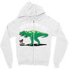 hugasaurus rex Zipper Hoodie