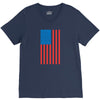 american flag V-Neck Tee