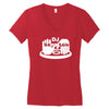 dj scratch men's Women's V-Neck T-Shirt