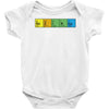 bazinga periodic table funny funny birthday present gift Baby Onesie