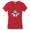 fight the puft Women's V-Neck T-Shirt