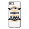 Super Cool Granddaughter Of A Freaking Awesome Grammy iPhone 8