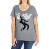 Elvis Presley Rock N Roll Ladies Curvy T-Shirt