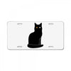 black cat License Plate
