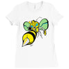 bumble bee Ladies Fitted T-Shirt