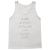 keep calm and ride on Tank Top