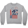 happy 4th of july Crewneck Sweatshirt