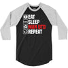 eat sleep manchester 3/4 Sleeve Shirt