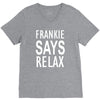 frankie says relax retro vintage V-Neck Tee
