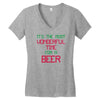 most wonderful time for a beer Women's V-Neck T-Shirt
