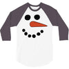 frosty snowman 3/4 Sleeve Shirt