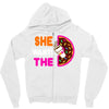 She Wants The D - Dunkin Donuts Zipper Hoodie
