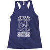 Veteran Don't Thank Me Thank My Grandpa Who Never Came Back Racerback Tank