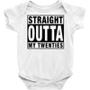 straight outta my twenties Baby Bodysuit