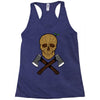 skull wood Racerback Tank