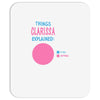 clarissa explained nothing Mousepad
