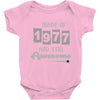made in 1977 and still awesome Baby Bodysuit