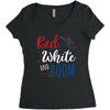 4th of July Women's Triblend Scoop T-shirt