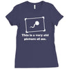 this is a very old picture of me Ladies Fitted T-Shirt