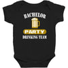bachelor party drinking team wedding groomsmen bridal funny Baby Bodysuit
