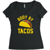 body by tacos funny Women's Triblend Scoop T-shirt