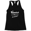 women, you know when you get to that age when you finally undertand th Racerback Tank