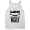Camping Where Friends And Marshmallow Get Toasted At The Same Time Tank Top