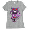 pokemon the ghost Ladies Fitted T-Shirt
