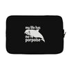 no porpoise Laptop sleeve
