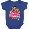 paw patrol birthday girl brother Baby Bodysuit