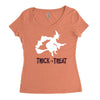 witch halloween fancy Women's Triblend Scoop T-shirt