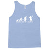 evolution of a selfie , funny mens cotton Tank Top