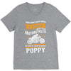 Motorcycles Poppy V-Neck Tee