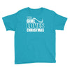 this girl loves christmas Youth Tee
