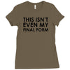this isn't even my final form Ladies Fitted T-Shirt