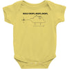 roflcopter funny t shirt geek nerd college gamer Baby Onesie