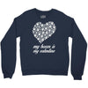 my boxer is my valentine Crewneck Sweatshirt