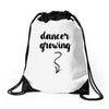 Dancer Growing Drawstring Bags