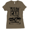 Just One More Car I Promise Ladies Fitted T-Shirt