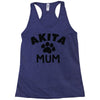 akita mum Racerback Tank