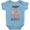 camping lady Baby Bodysuit