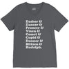 reindeer names V-Neck Tee