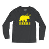 beer t shirt bear plus deer funny tee drinking college humor party shi Long Sleeve Shirts