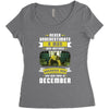 Never Underestimate A Man Who Watches Breaking Bad And Was Born in Women's Triblend Scoop T-shirt