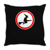 kein weg f&uuml;r hexen fun Throw Pillow