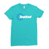 top dad mens funny novelty Ladies Fitted T-Shirt